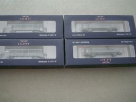 Liliput L260122 Spur N Autotransportwagen-Set 4-teilig BLS