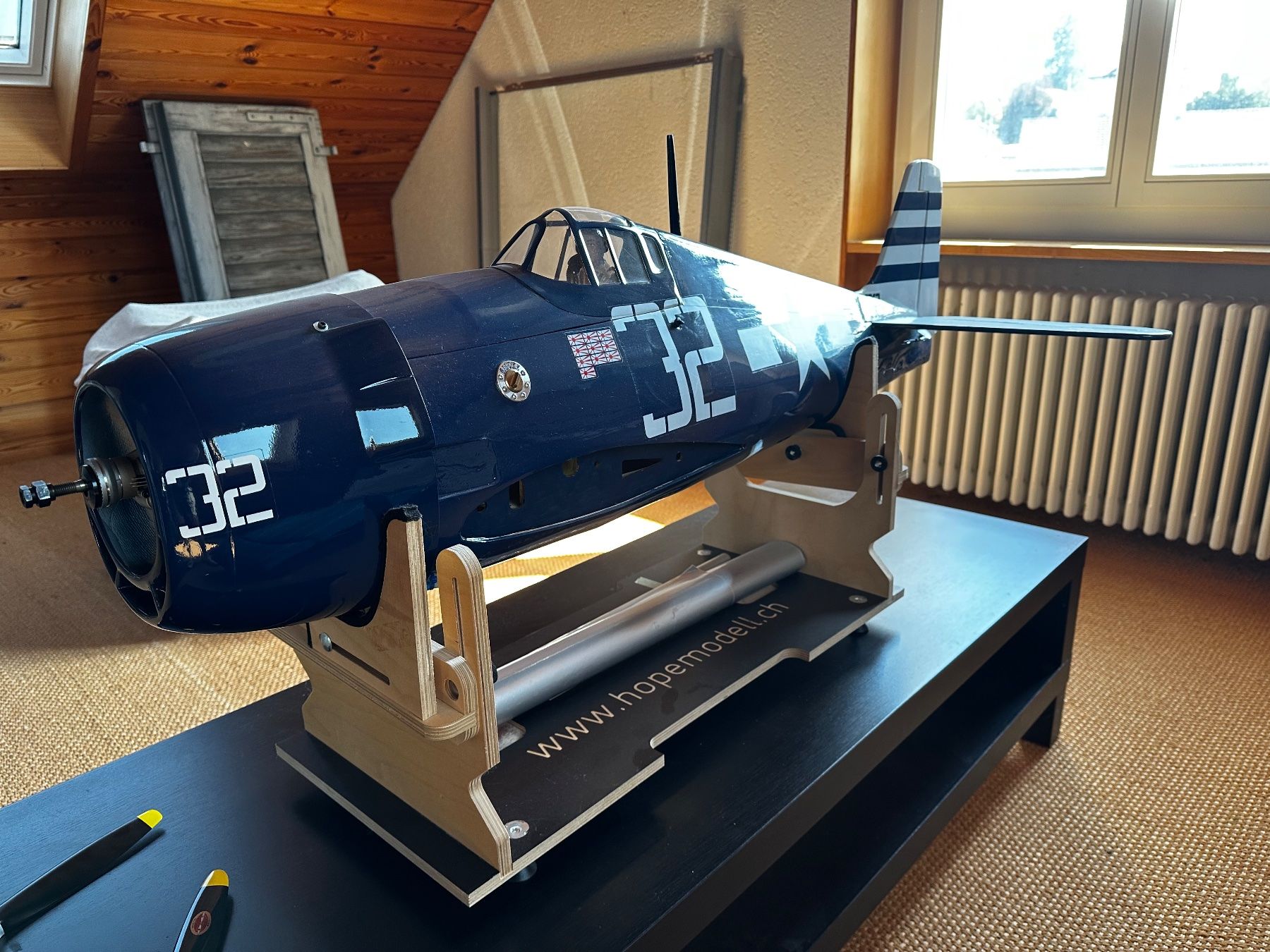 Modellismo RC: Grumman F6F Hellcat – Usato da Gontenschwil venduto da hun_gw92