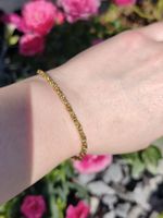 AM Goldarmband Amerikaner 18cm AM  Gold double