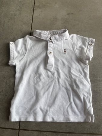 Obaibi, Okaidi, T-Shirt, Poloshirt, weiss, Gr. 68, w. Neu
