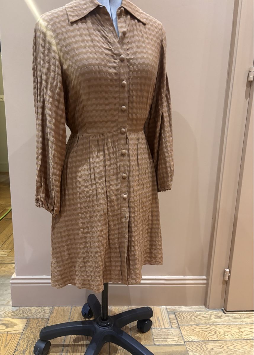Vestiti: Country Road Dress Size 6 brown check pattern – Usato da Genève venduto da leo_6pcg
