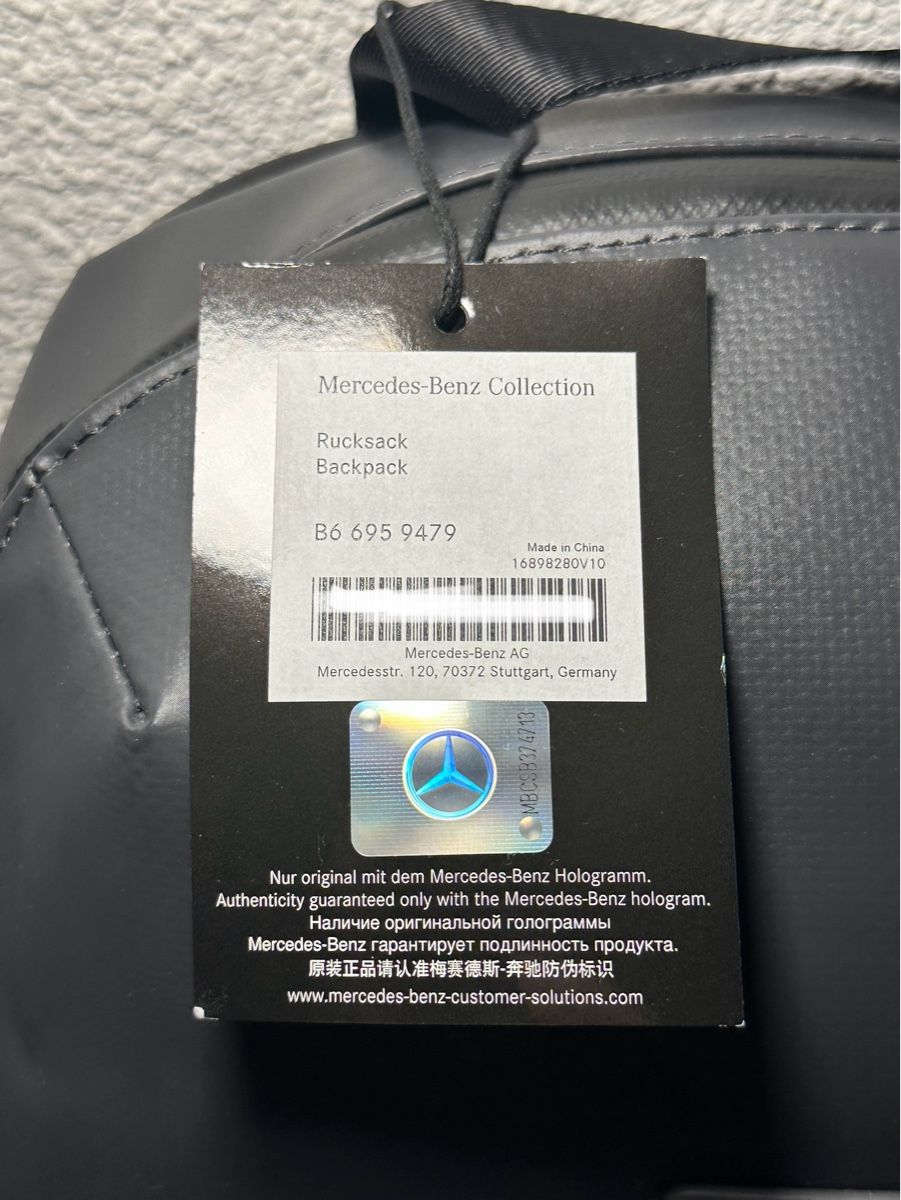 Mercedes-Benz Zaini: (NEU) Mercedes Benz - Horizon Studios Backpack – Nuovo e nell'imballaggio originale da Lutzenberg venduto da CS65 4
