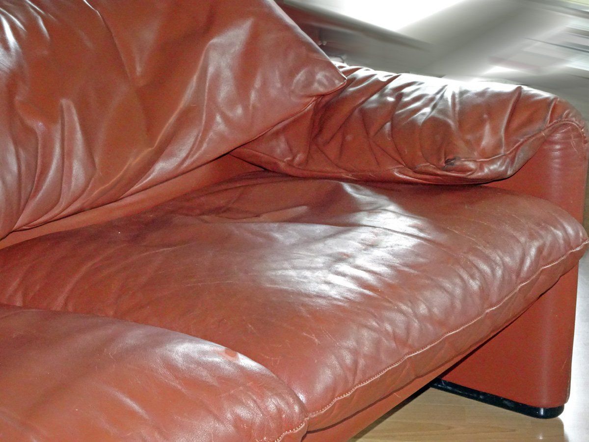 Cassina Divani: Leder-Sofa Cassina Maralunga  Designklassiker – Usato da Zürich venduto da Sharonsimona 4