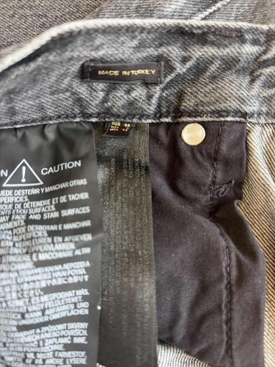 Massimo Dutti Jeans: Massimo Dutti grau Used Look Grösse 38 – Usato da Aarburg venduto da Petite-closet-Loop 3