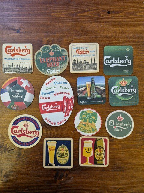 Untersetzer: Bierdeckel Brauerei Carlsberg – Gebraucht aus St.Gallen von Stocken64