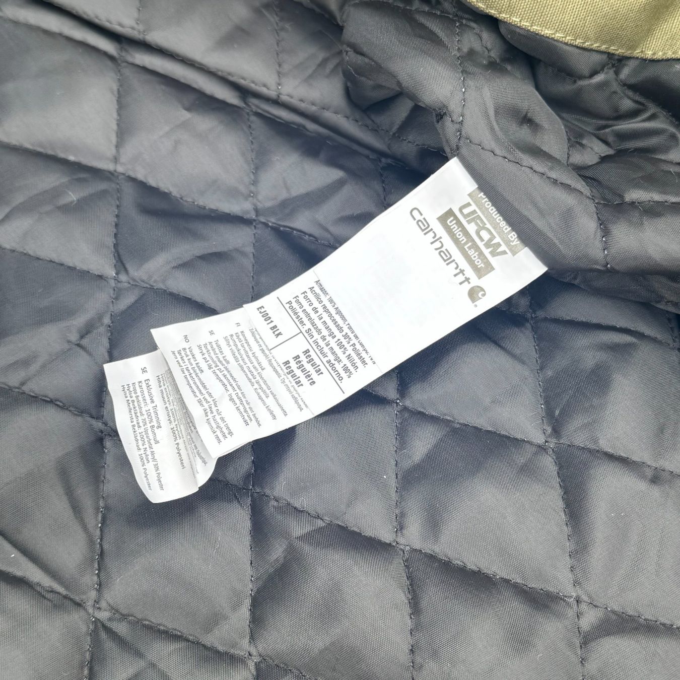 Carhartt Giacche: Carhartt Union Labor reworked vintage-style jacket – Usato da St. Gallen venduto da sourced_limited 4