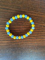 Handgefertigtes Damenarmband Fanarmband Braclet Ukraine