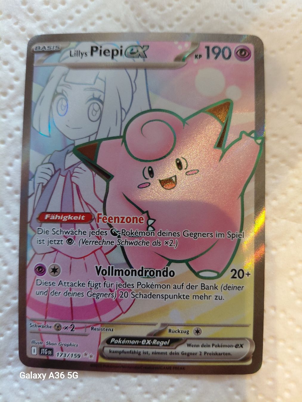 Pokémon Carte collezionabili: Lillis Piepi ex 173/159 – Nuovo (secondo la descrizione) da Zuchwil venduto da Sam-ler-in