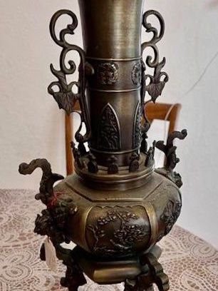 Vasi & Recipienti: Antike Bronze China Räuchervase – Usato da Schlieren venduto da Jeajet 4