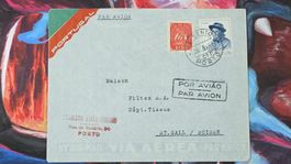 CL32 Enveloppe + Timbre Portugal 1947