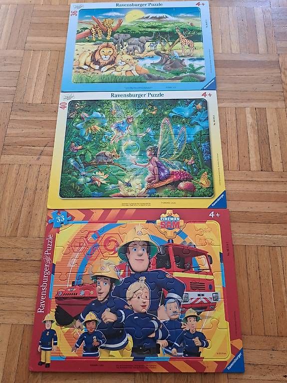 Puzzles: Div. Puzzles ab 3 Jahren aufwärts – D'occasion à Zürich par sandra0070 1
