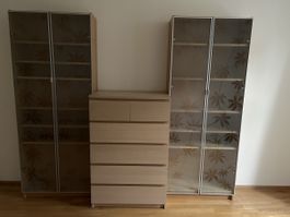 Highboard and cupboards