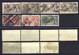 England 1913/1934 kl Restlos gestempelt