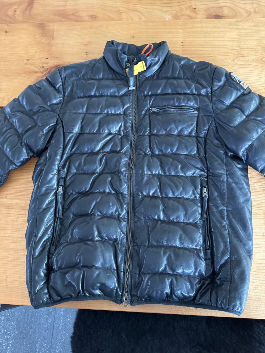 Parajumpers Giacche: Parajumpers Daunen Lederjacke Herren – Usato da Sissach venduto da coggi73 1