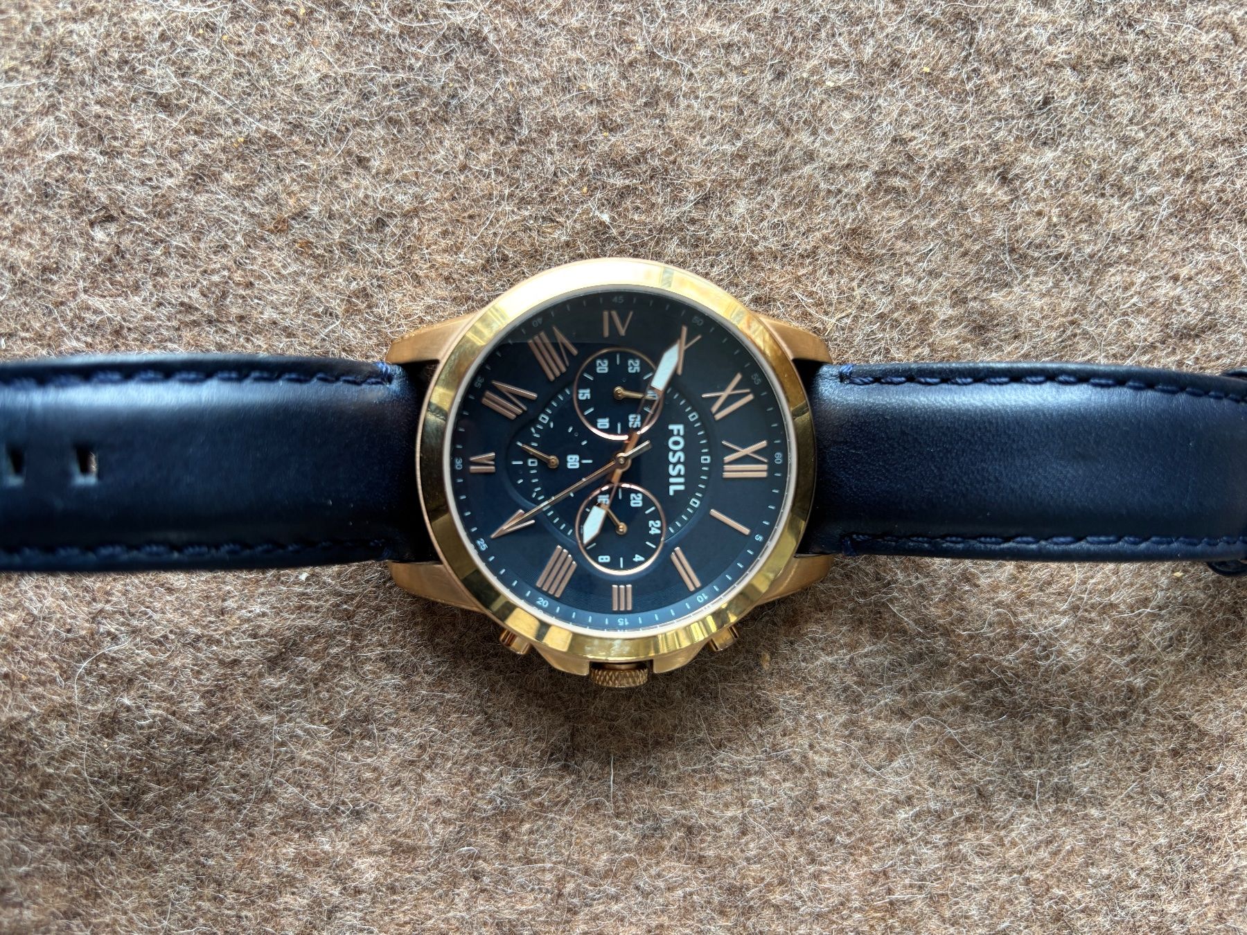 Fossili: Fossil Herrenuhr Roségold – Usato da Jona venduto da Laaxi 1