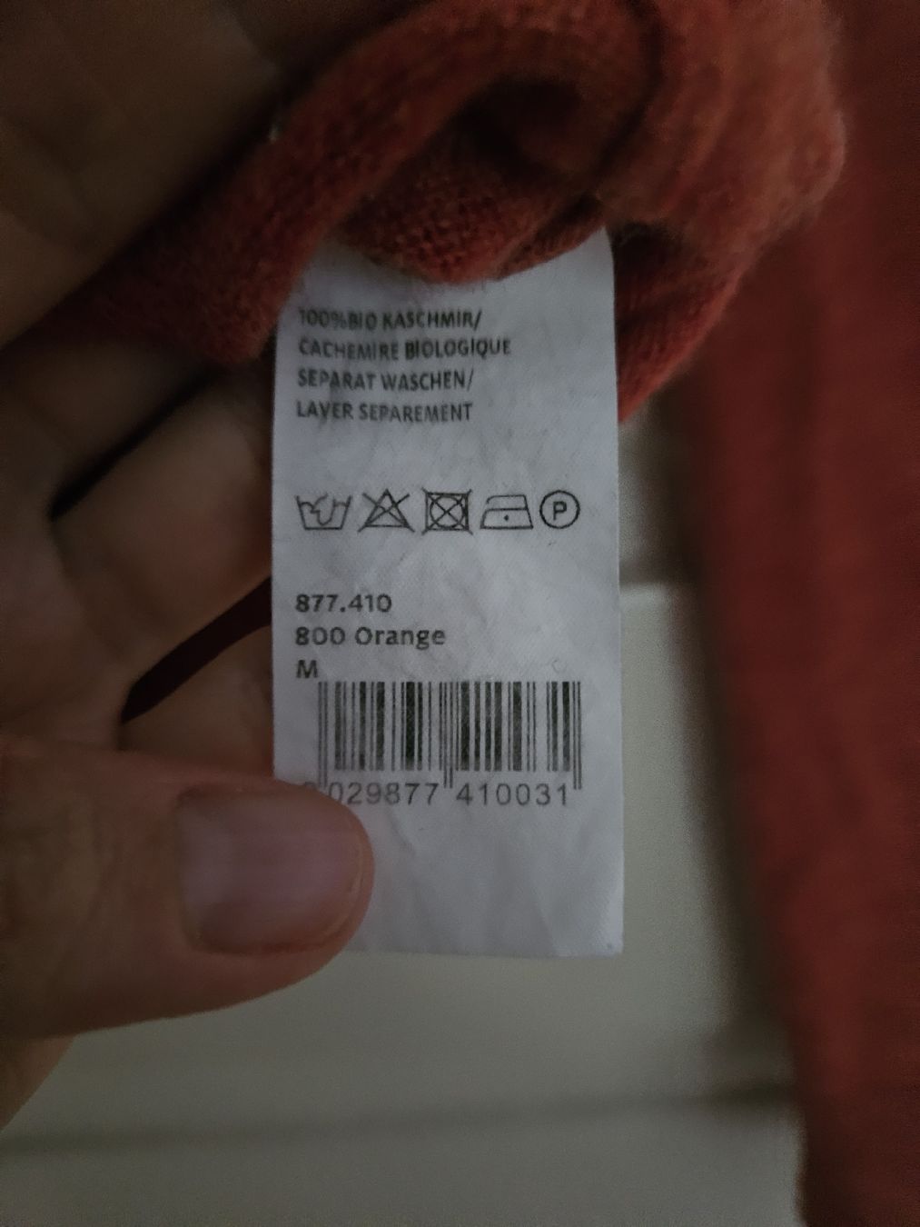 Manor Maglioni & Felpe: Bio Kaschmir Rollkragenpullover Damen Gr. M Orange – Usato da Arlesheim venduto da Flohmi_A_Z 2