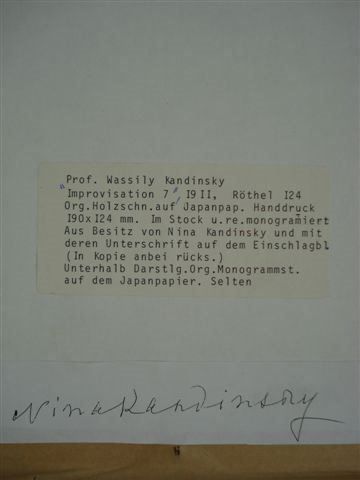 Xilografie: Wassily Kandinsky, Original Holzschnitt – Usato da Einsiedeln venduto da artgallery59 2