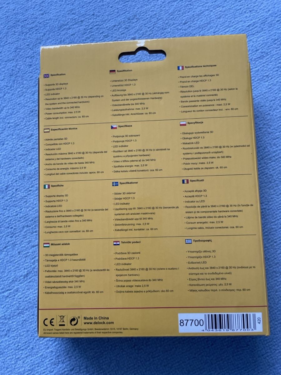 Adapter: HDMI Splitter – Neu und originalverpackt aus Wiesendangen von loriso 1