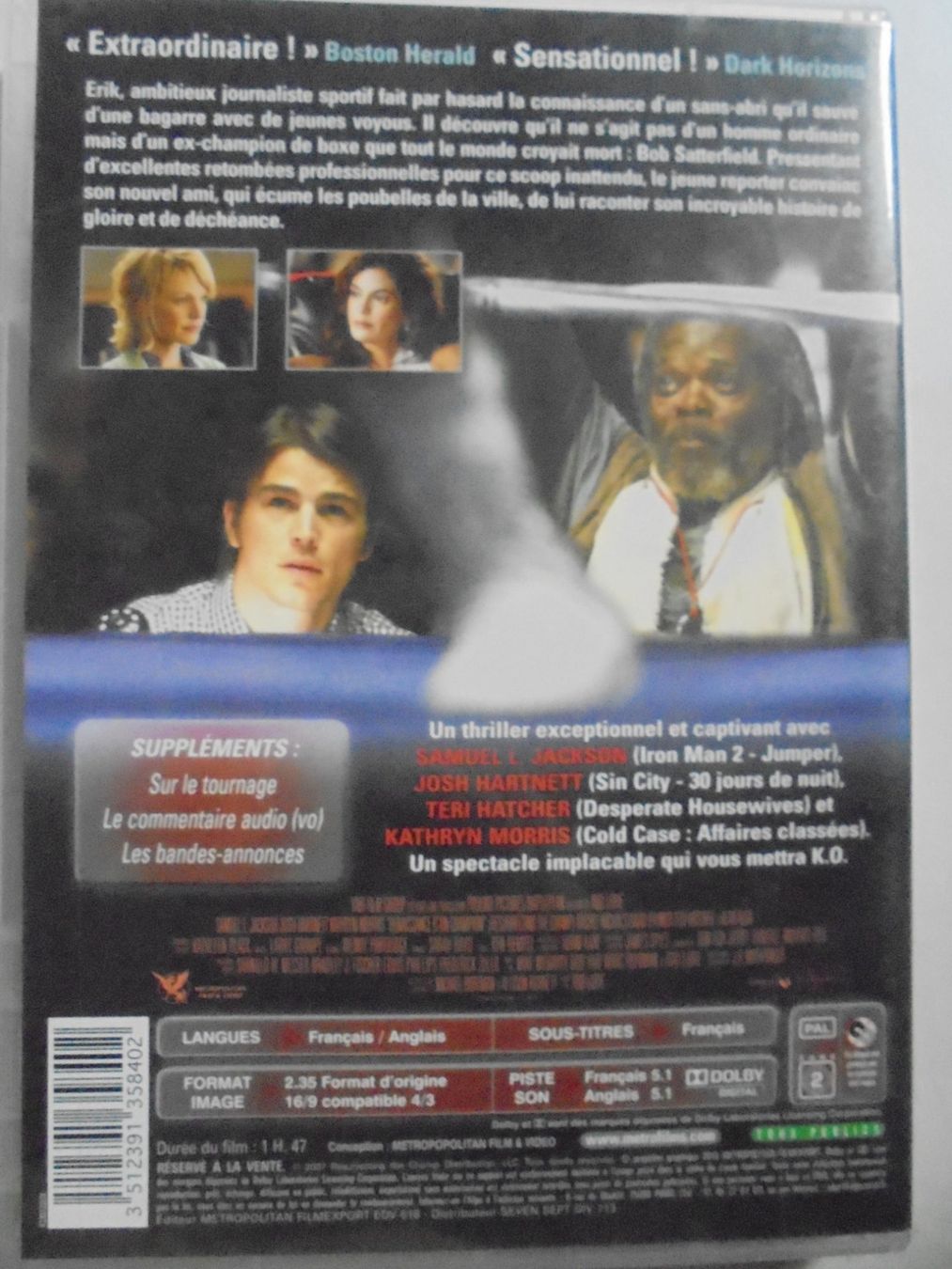 Tutti i DVDs: " Renaissance d'un champion " Samuel L. Jackson. français +E – Usato da Crissier venduto da Promopost 1