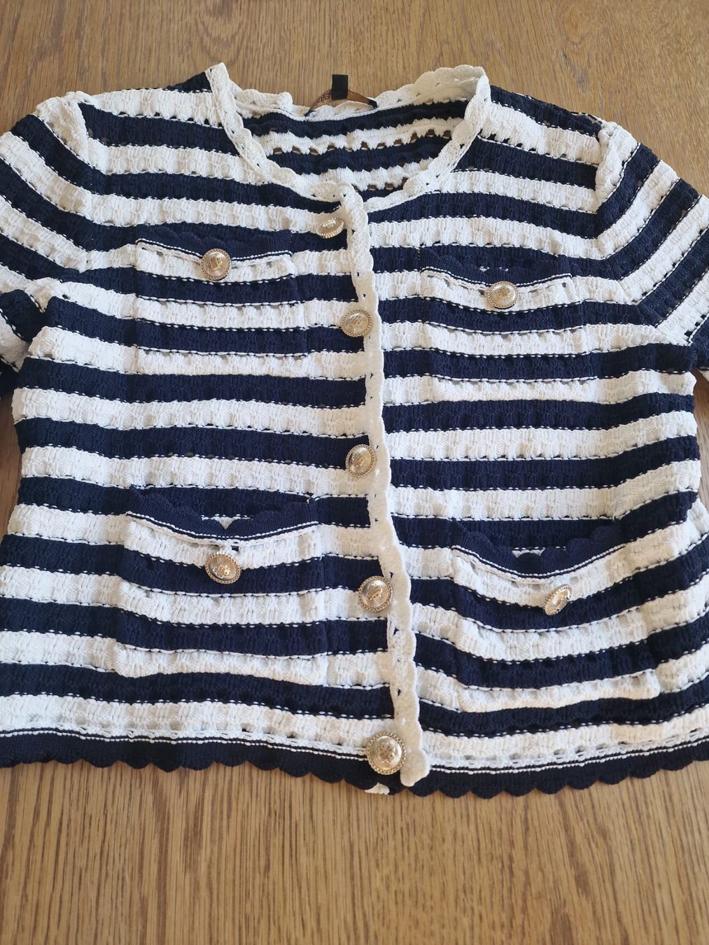 Giacche: Gestreifte Strickjacke Maje, Grösse 1 – Usato da Seftigen venduto da G00 1