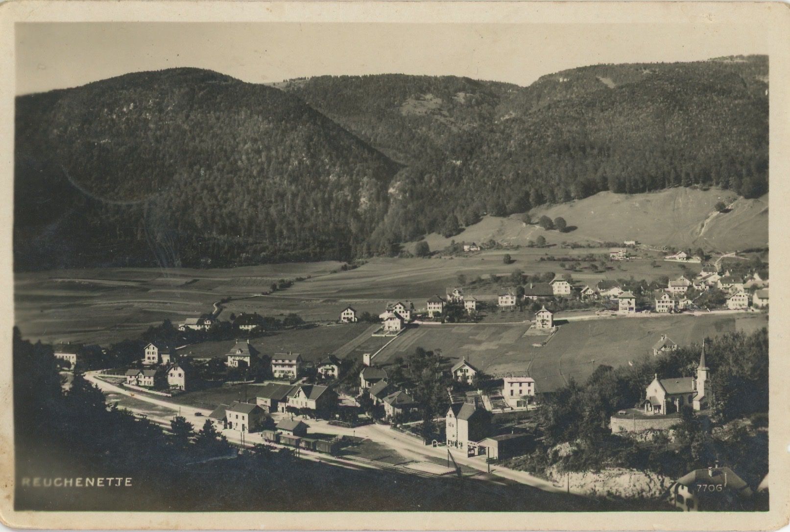 Cartoline postali: Reuchenette, vue générale – Usato da Crémines venduto da Falta