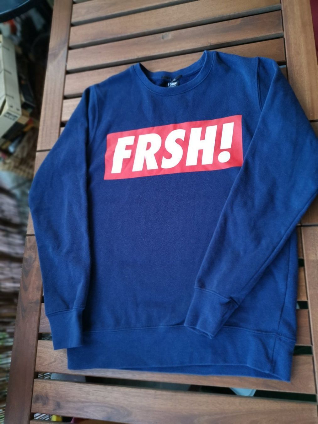 Maglioni & Felpe: Blaues Sweatshirt FRSH! – Usato da Zürich venduto da Pokiemon