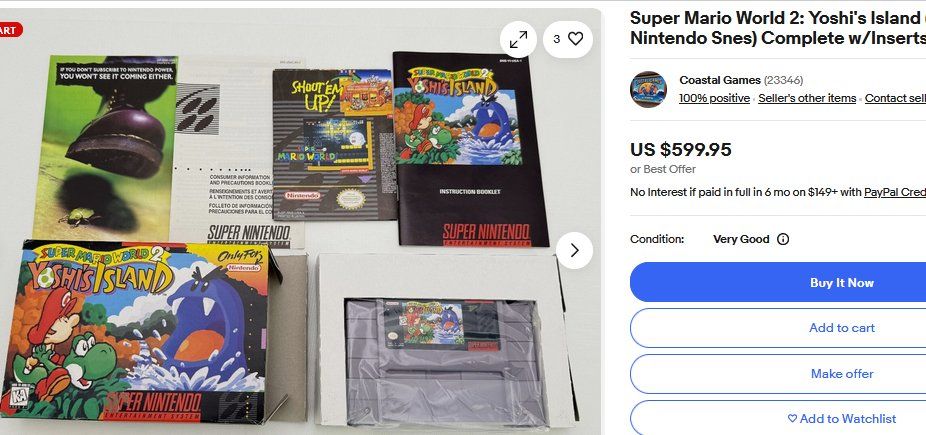 Super Mario World 2: Yoshi&amp;#39;s Island Nintendo Snes | Kaufen auf Ricardo