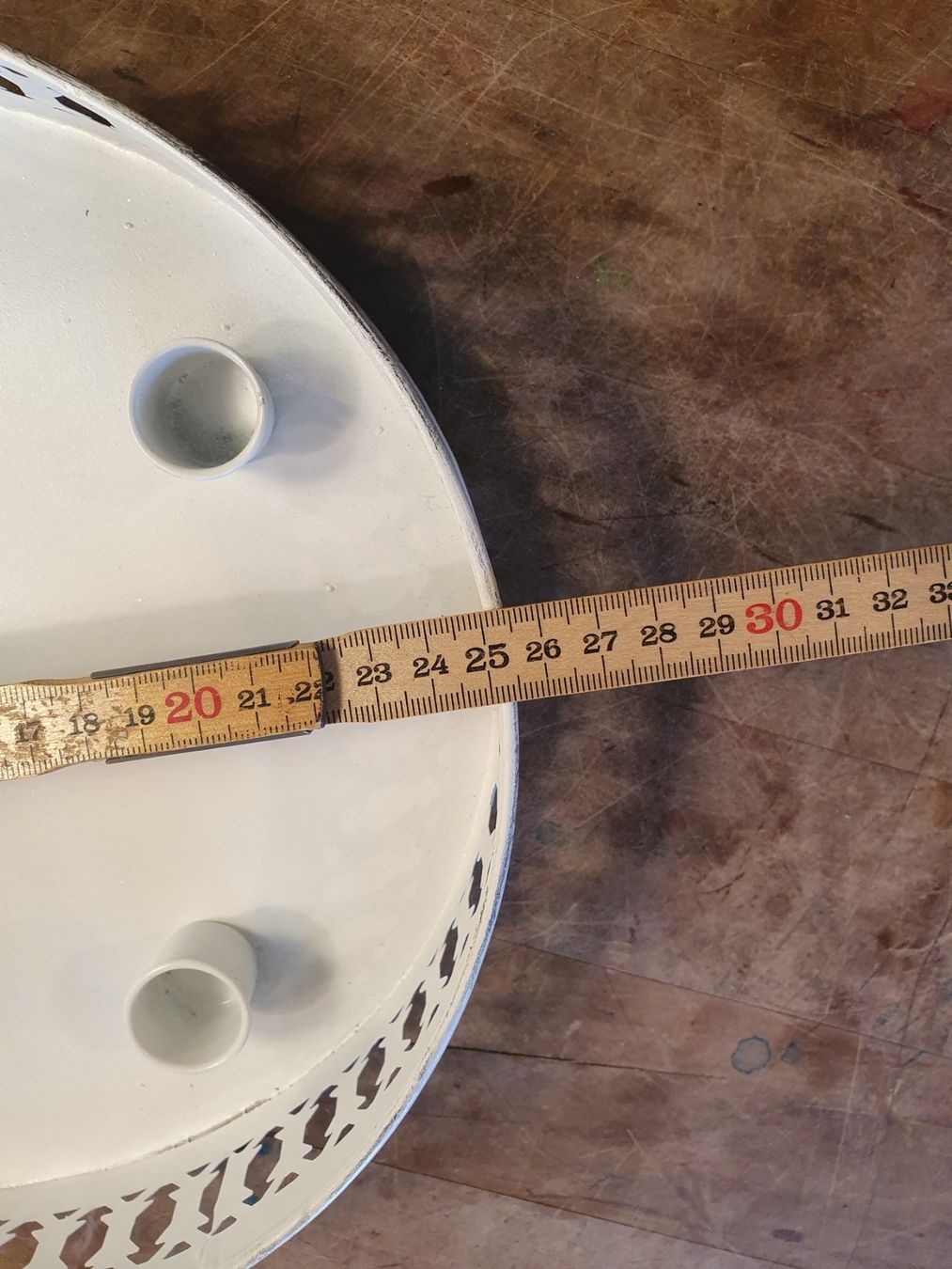 Portacandele: Kerzenhaltertablett 25 cm Durchmesser – Usato da Zürich venduto da loosebone 2