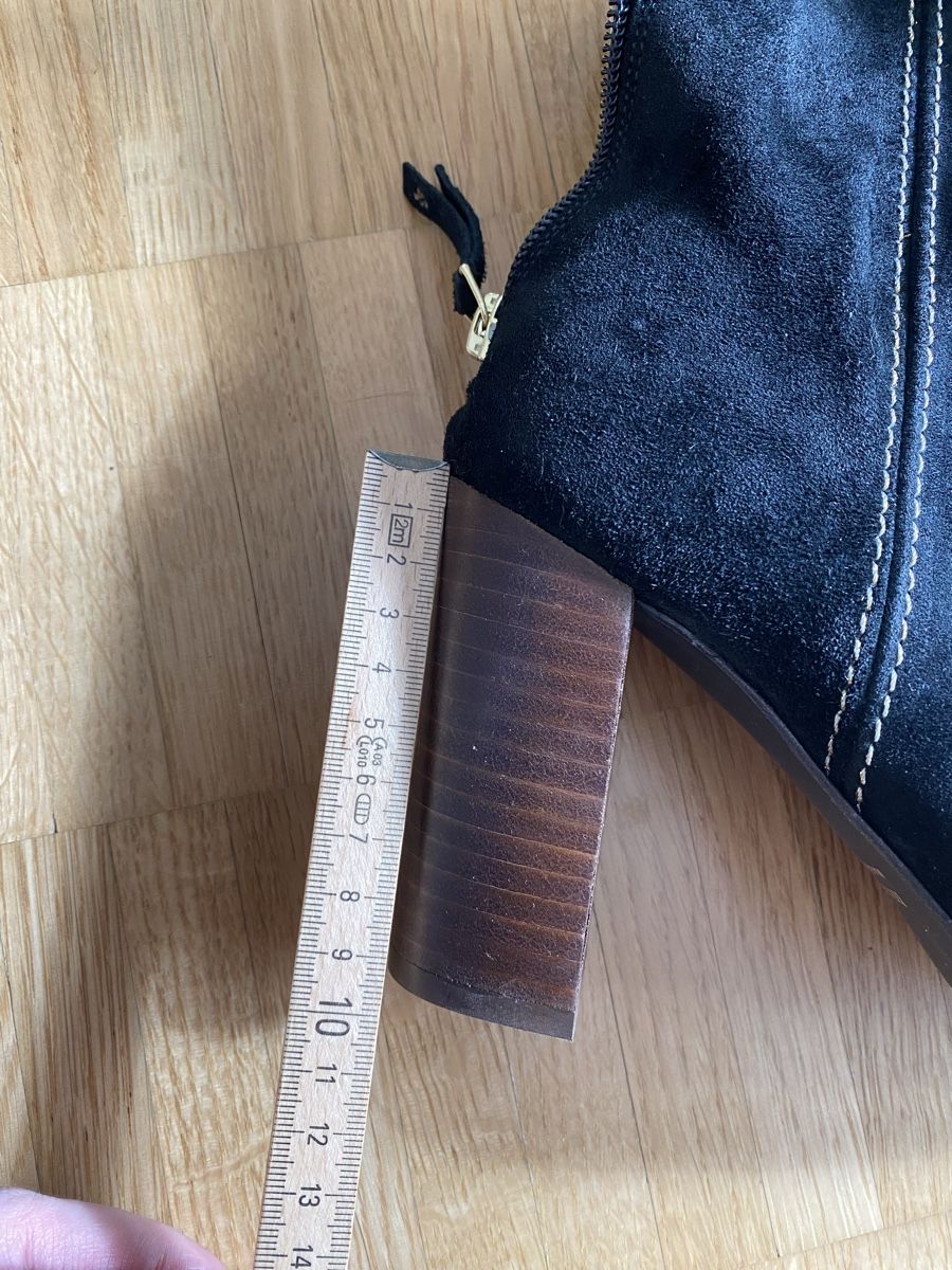 Damenschuhe: Minelli Wildleder Stiefeletten, Schwarz, Gr. 39, – Neu (gemäss Beschreibung) aus Sargans von sel85 6