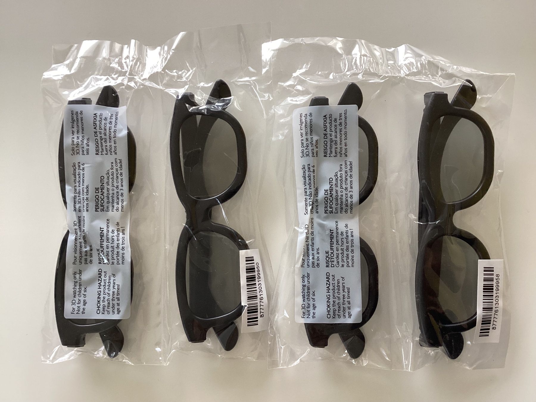 Philips Heimkino: 3D- Brillen, 4 Stück – Neu und originalverpackt aus Wagen von papai1