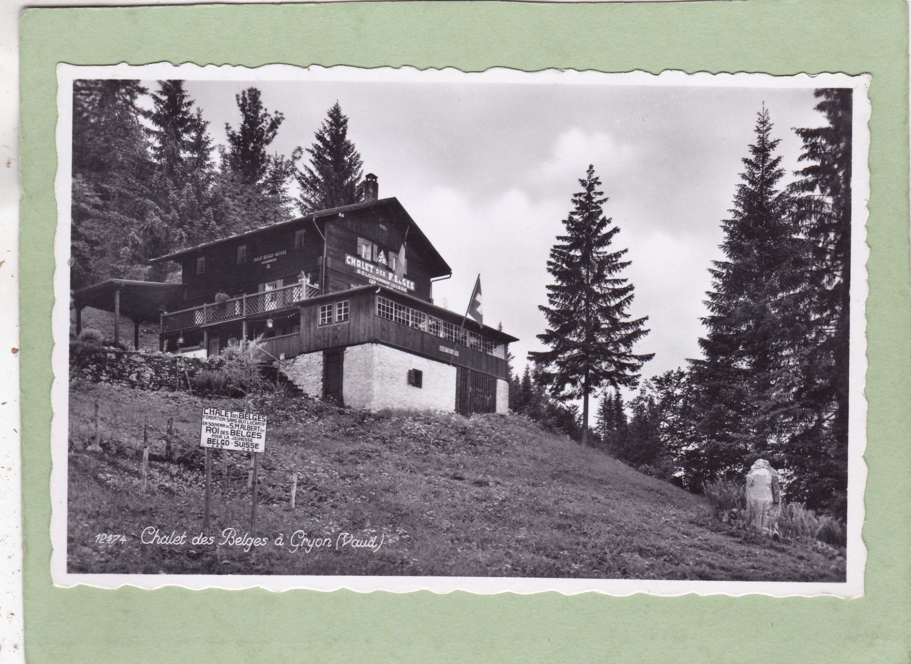 Cartoline postali: Chalet des Belges à Gryon – Usato da Herisau venduto da Lisegrat2008