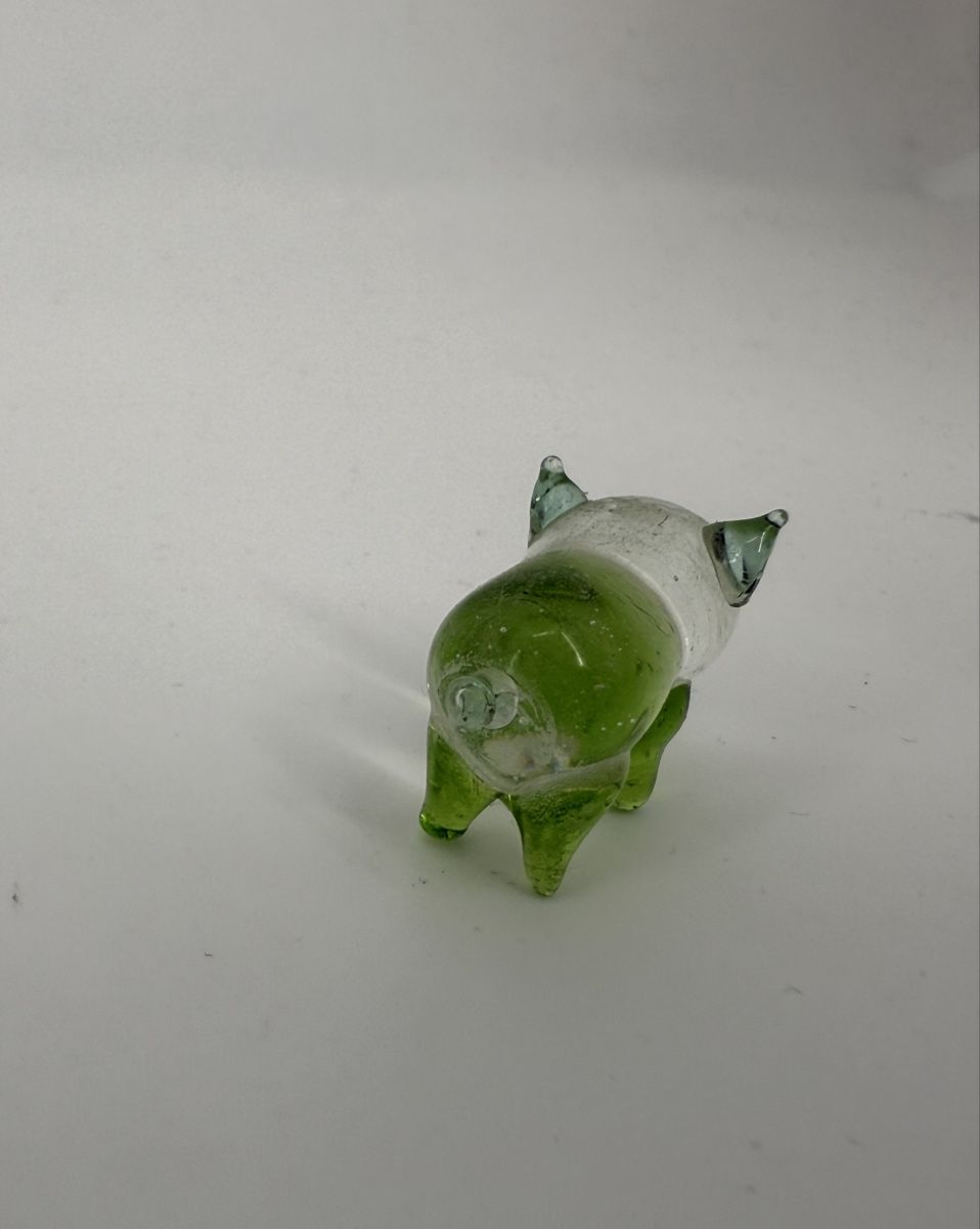 Statuette: Deko Figur Schwein aus Glas  – Usato da Auenstein venduto da moin. 1