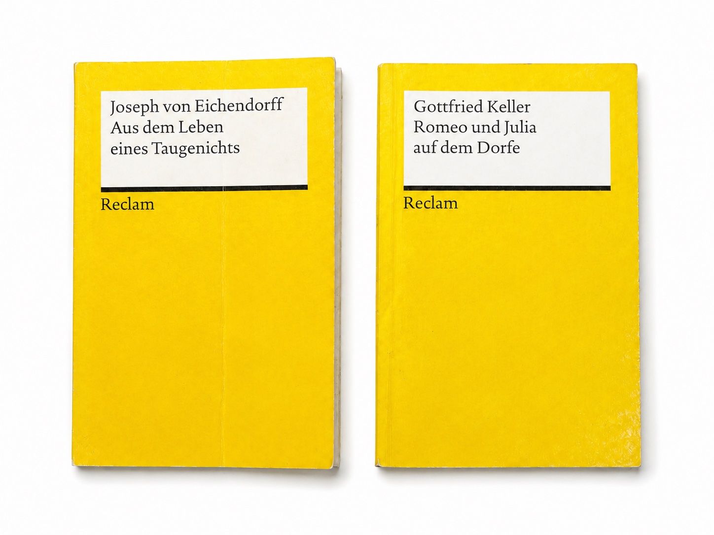 Libri: Reclam Klassiker im Set – Eichendorff & Keller – Usato da Aarberg venduto da LovelyThings_