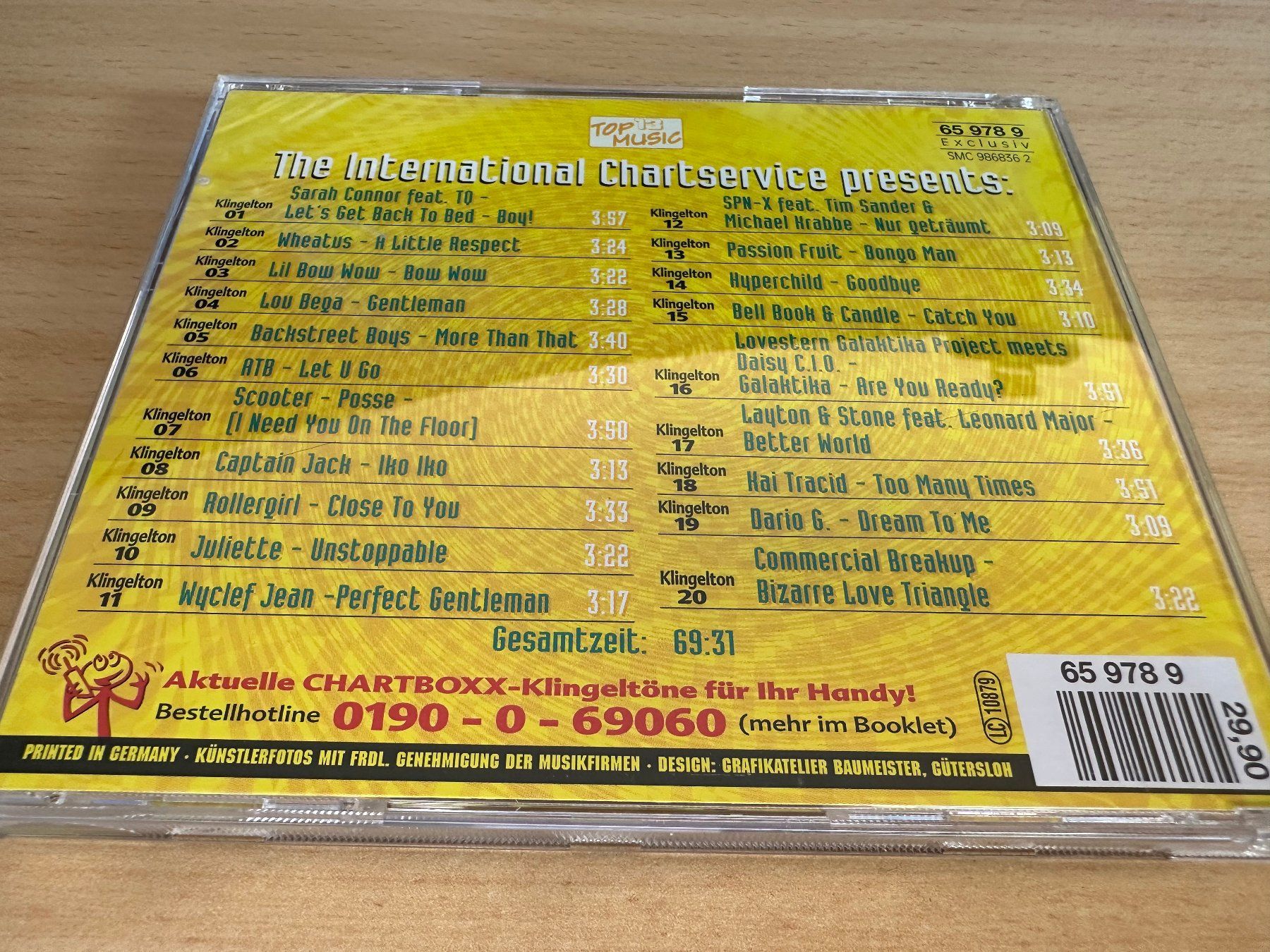 CD: Various – 20 Tophits - CHART BOXX 5/2001 – Usato da Rikon im Tösstal venduto da Alpenmutz 1