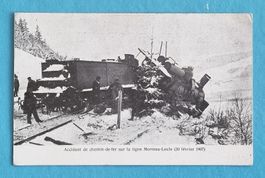 Chemin de Fer Ligne Morteau - Le Locle - Accident - 1907