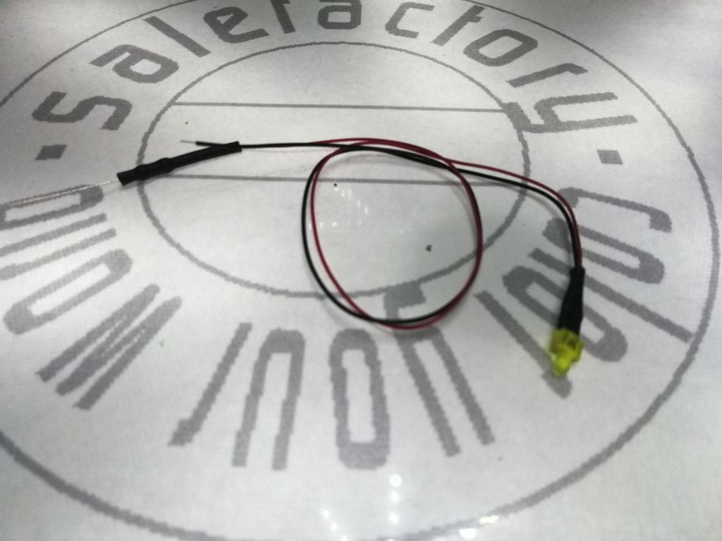 Componenti elettronici: LED gelb 1.8mm 2/12V verkabelt – Nuovo (secondo la descrizione) da Luzern venduto da Salefactory 2