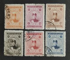 Persien/Iran 1924-25, Ahmed Shah Qajar, LoT gestempelt
