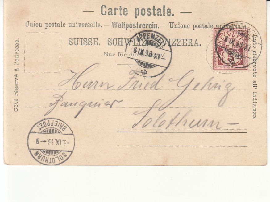 Cartoline postali: Seealpsee 1898 – Usato da Bürglen TG venduto da StampGraf 1