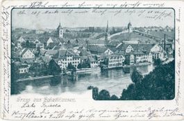 Schaffhausen  SH  -    Gruss aus SCHAFFHAUSEN    um  1 9 0 0