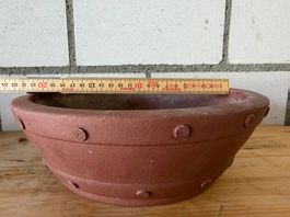 Runde Bonsaischale unglasiert Ø 23 cm