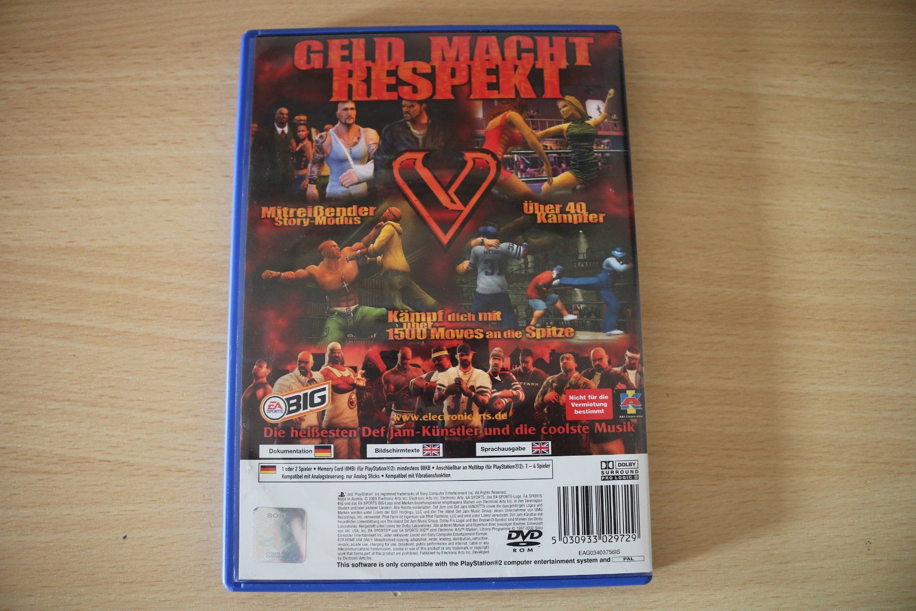 Sony Giochi: Def Jam Vendetta Playstation 2 PS2 – Usato da Rickenbach b. Wil venduto da Byby7 1