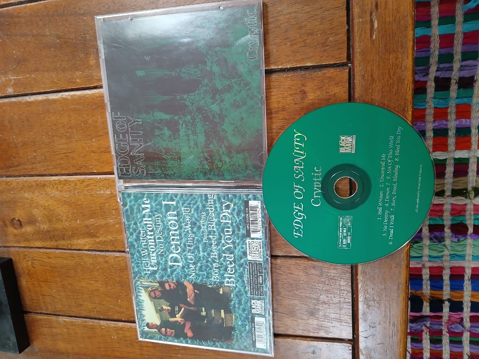 CD: edge of sanity- cryptic – Usato da St-Cergue venduto da VeganWarrior