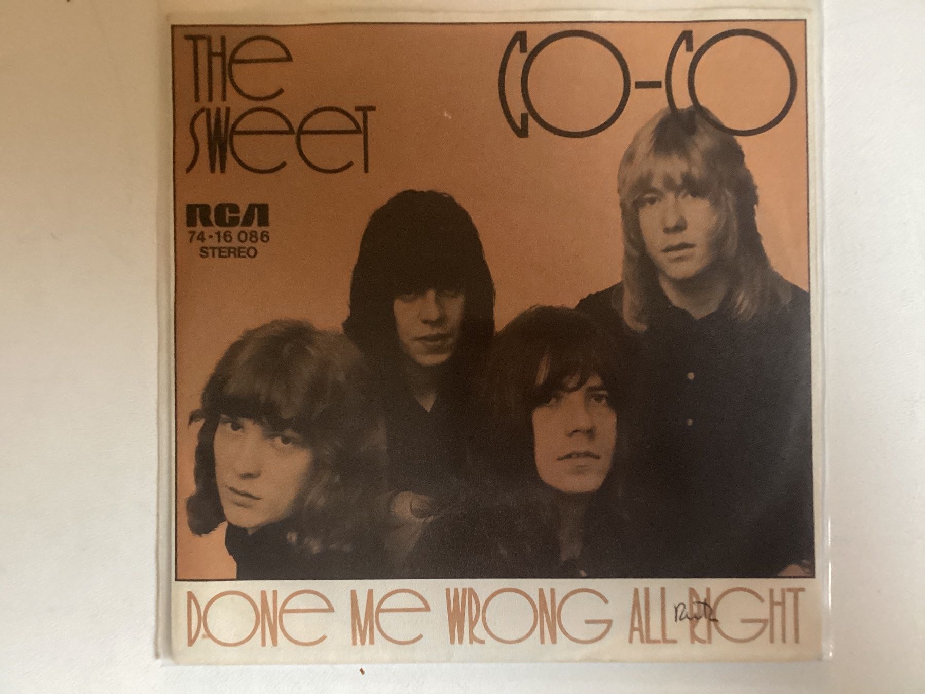 Dischi in vinile: Sweet Single - Co Co / Done Me Wrong All Right – Usato da Gutenswil venduto da Hamzian
