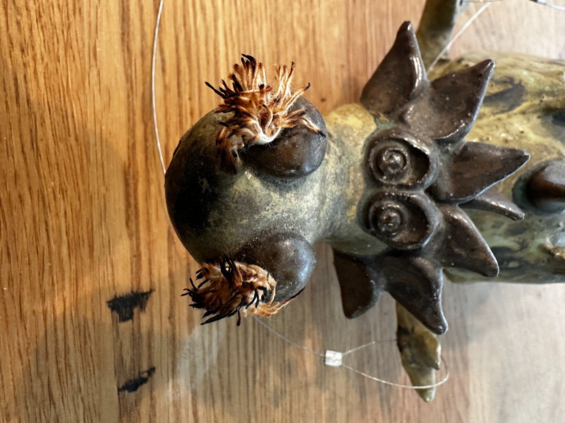 Statuette: Gartenlampe als Drache (oder in Drachenform) – Usato da Stäfa venduto da deebeecee 5