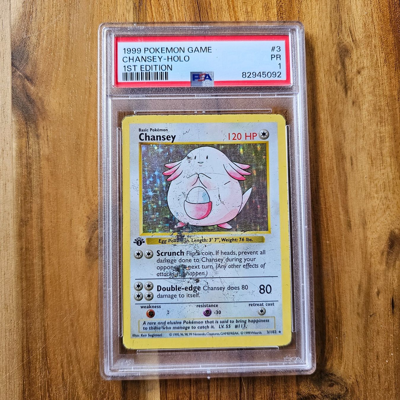 Pokémon Sammelbilder & Trading cards: Pokemon - Chansey- PSA 1 - 1 Edition - Shadowless Base Set – Gebraucht aus Alpnach Dorf von FrankyFranks