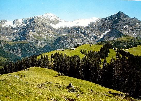 Ansichtskarten: GSTAAD Stempel Restaurant Höhi Wispille – Gebraucht aus Jona von philajona