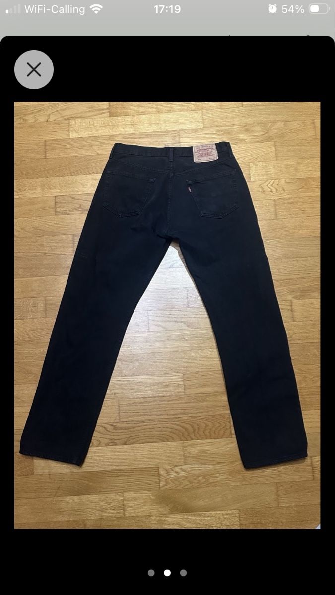 Levi's Jeans: Levi’s 501 34/32 schwarz  – Gebraucht aus Sempach von Pablonsky 1