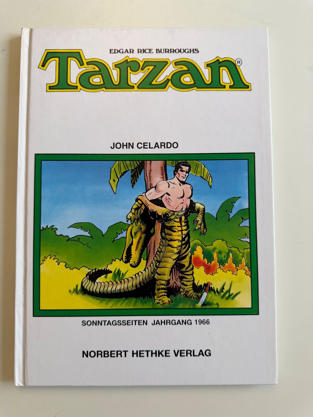 Comics: TARZAN HARDCOVER SONNTAGSSEITEN JG. 1966 JOHN CELARDO – Gebraucht aus Münsingen von Ganjam