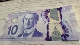 10 Dollar Kanada Noten guter Zustand 2018
