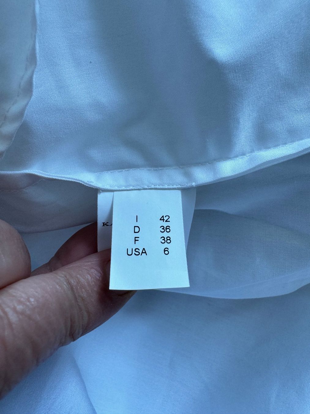 Camicette: Neuware Weisse Bluse Katia Serafini Gr. 42 100% Baumwolle – Nuovo e nell'imballaggio originale da Kirchdorf AG venduto da coco123 3